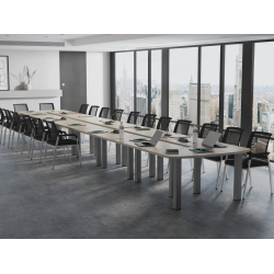 Krzesła Vienna (26 szt ) i Stół konferencyjny  816x138cm RUMBA 26